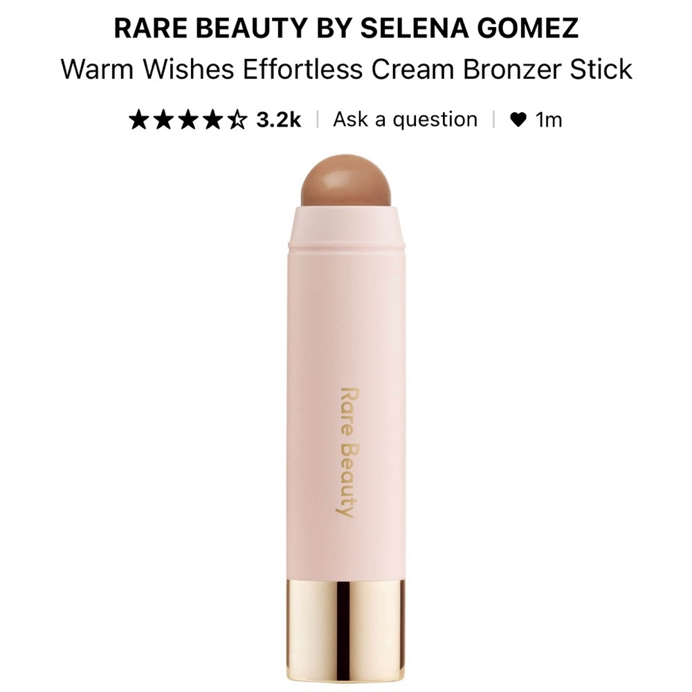 Rare Beauty Warm Wishes Cream Bronzer Stick - Happy Sol